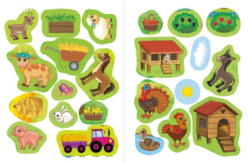 Наліпки-навчалки. Гомінка ферма. Noisy Farm Наліпки-навчалки. Гомінка ферма. Noisy Farm фото