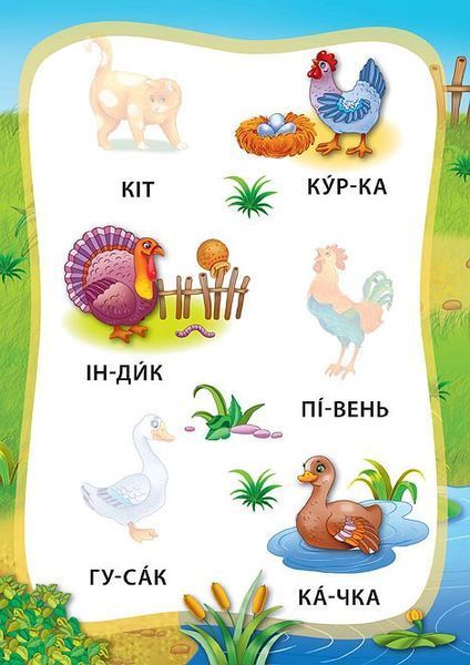 Книга "Я читаю по складах. Тварини. Книжка з наліпками" Книга "Я читаю по складах. Тварини. Книжка з наліпками" фото
