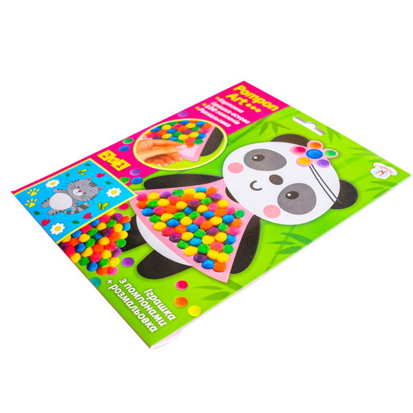 Набір для творчості "Pompon Art. Панда" Набір для творчості "Pompon Art. Панда" фото