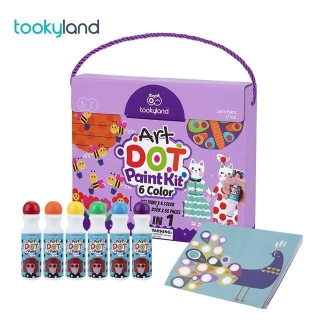 Купити Набір для малювання Tooky Land крапковий живопис 6 кольорів