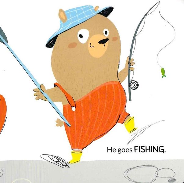 Книга "Teddy Loves Fishing" Книга "Teddy Loves Fishing" фото