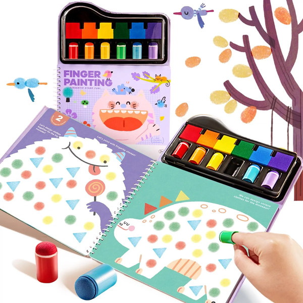 Книга для пальчикового малювання Mirola Kids Книга для пальчикового малювання Mirola Kids фото