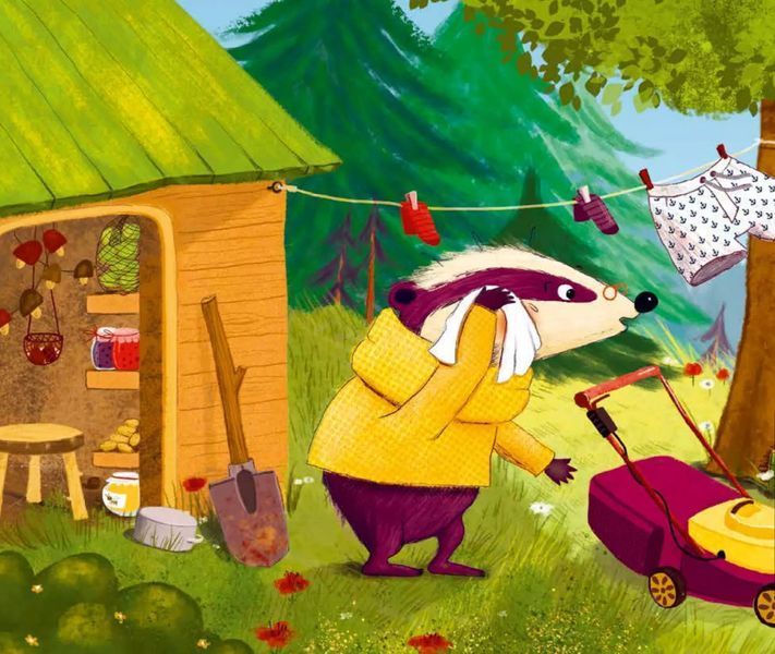 Книга "Маленький борсучок і великий борсук" Книга "Маленький борсучок і великий борсук" фото