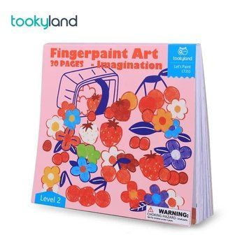 Альбом для творчості пальчиковими фарбами. Фантазія. TookyLand Альбом для творчості пальчиковими фарбами. Фантазія. TookyLand фото