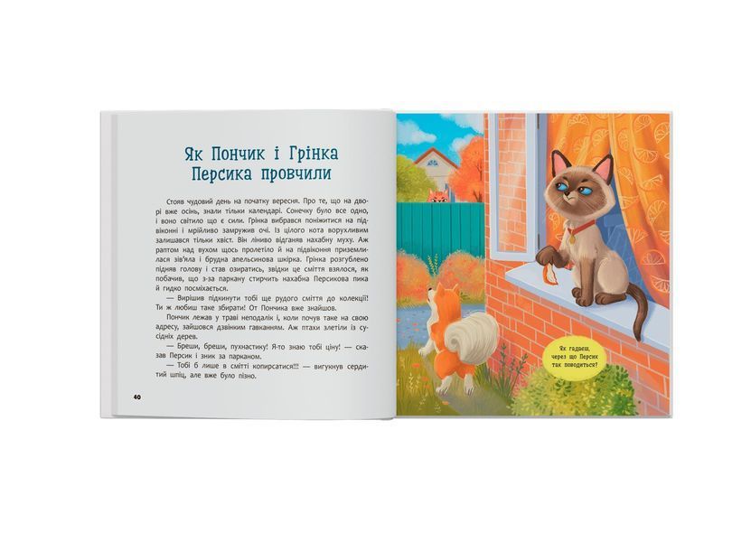 Книга "Хвостаті пригоди. Пончик та Грінка не бояться забіяк" Книга "Хвостаті пригоди. Пончик та Грінка не бояться забіяк" фото